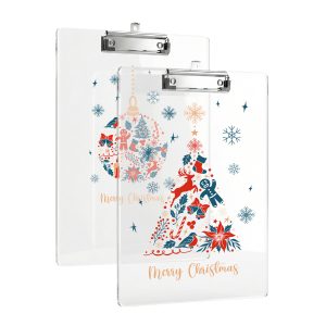 Full Color Acrylic Clear Clipboard Folder Pad