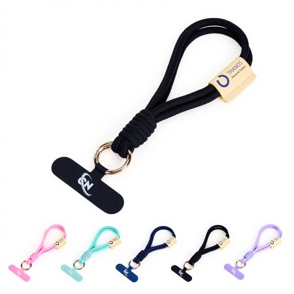 Phone Lanyard Wrist Strap With Patch Tether Tab