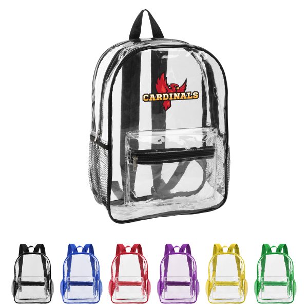 Security Clear PVC Backpack(Ocean)