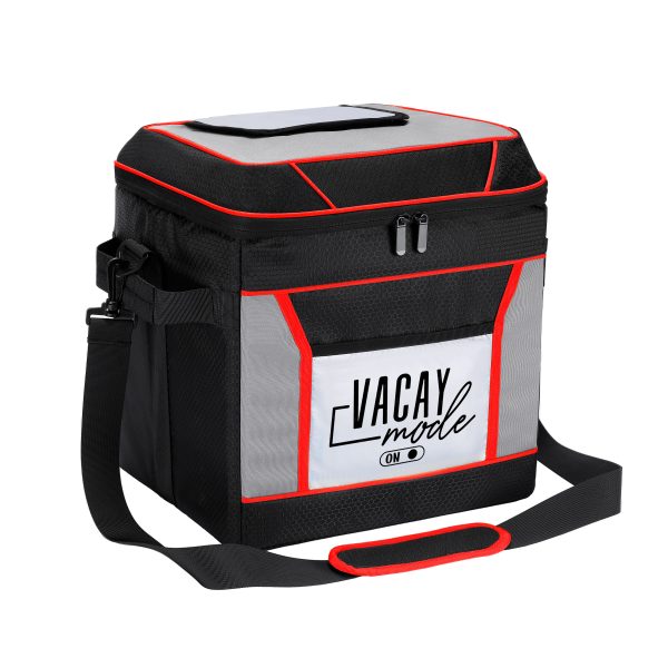 24-Can Leakproof Insulated Cooler Bag W/Top Access Lid