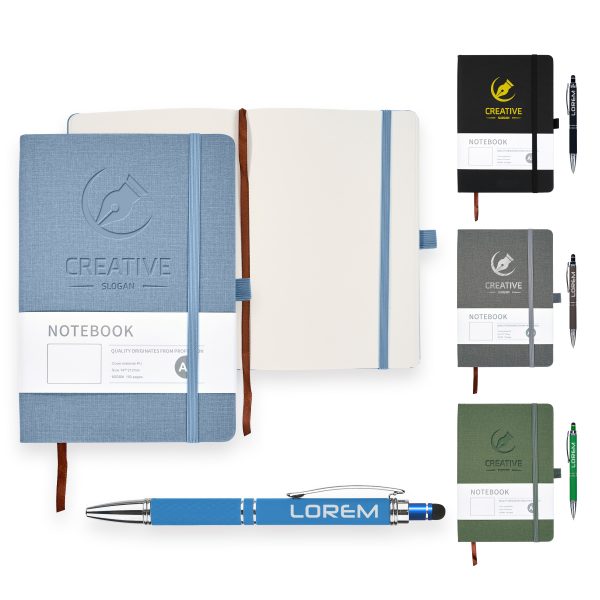 Blank Journal Set With Stylus Pen