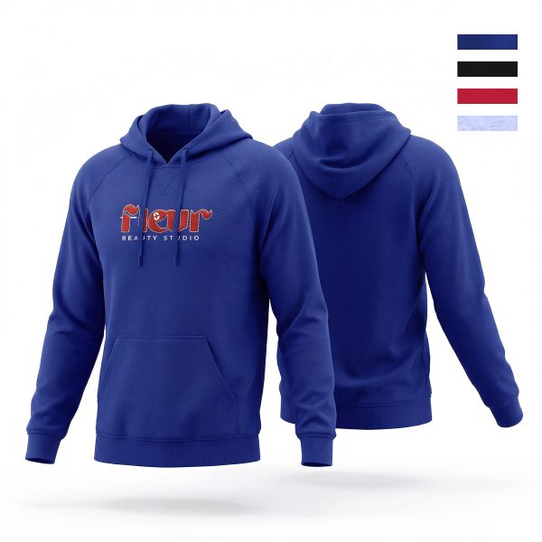 8oz 100% Cotton Pullover Hoodie With Pocket