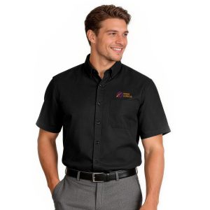Men’s Short Sleeve Button Down Woven Shirt