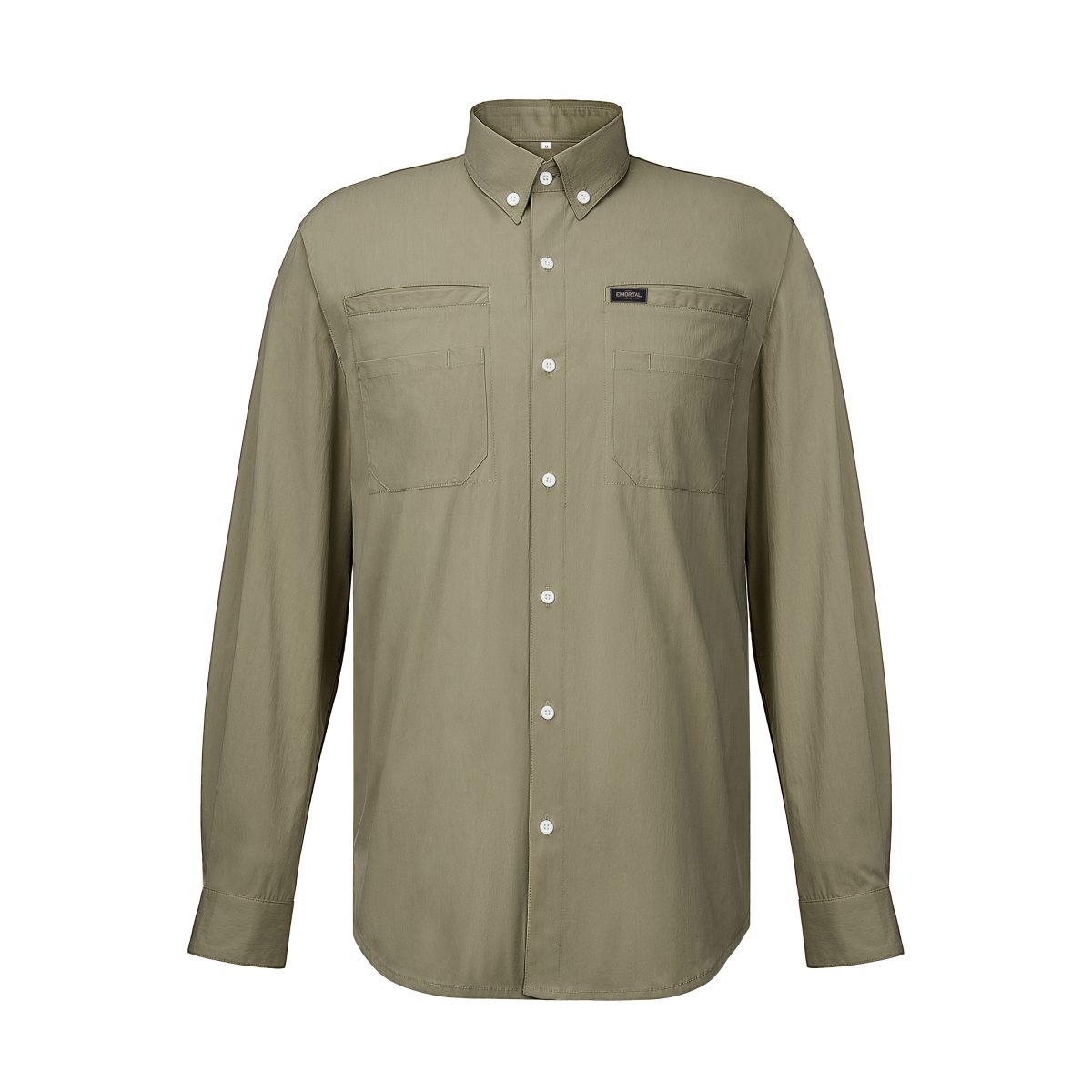 Men's Cotton Blend Stretch Utility Work Shirt