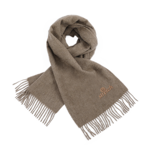 Luxury 100% Cashmere Scarf With Velvet Bag