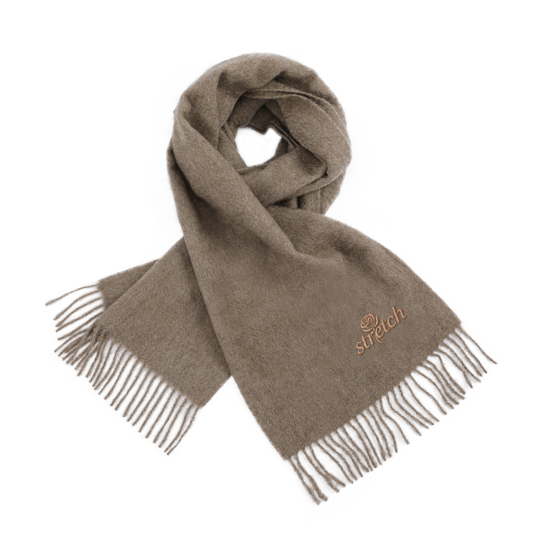 Luxury 100% Cashmere Scarf With Velvet Bag