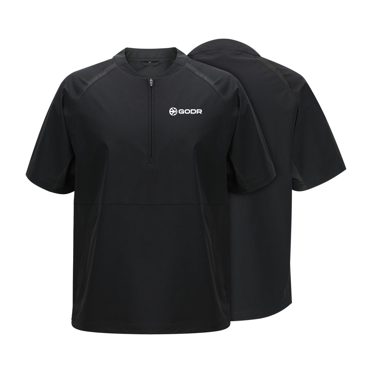 Men's Lightweight Half Zip Short Sleeve Cage Jacket