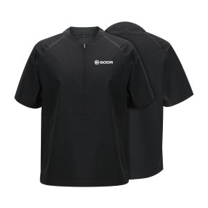 Men’s Lightweight Half Zip Short Sleeve Cage Jacket