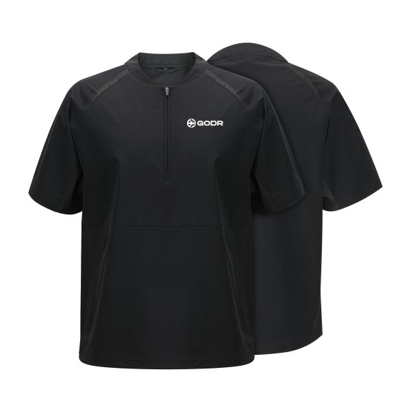 Men's Lightweight Half Zip Short Sleeve Cage Jacket