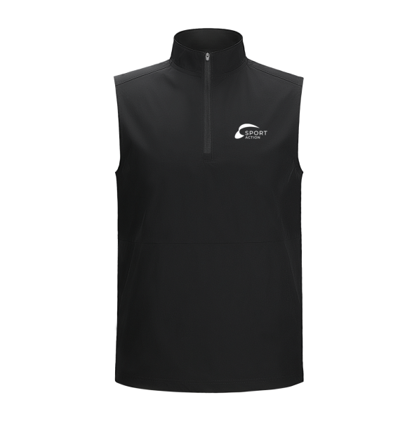 Men's Lightweight Half Zip Performance Vest