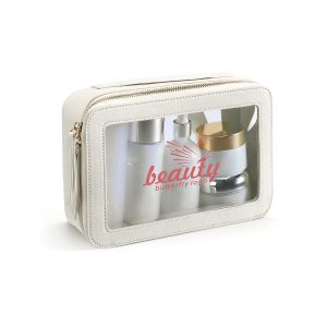 Portable PU Leather Makeup Bag