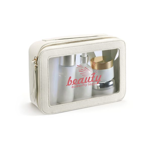 Portable PU Leather Makeup Bag