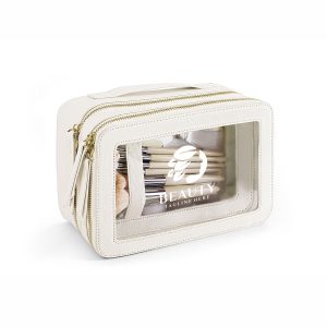 Double-Layer Transparent Travel Toiletry Bag