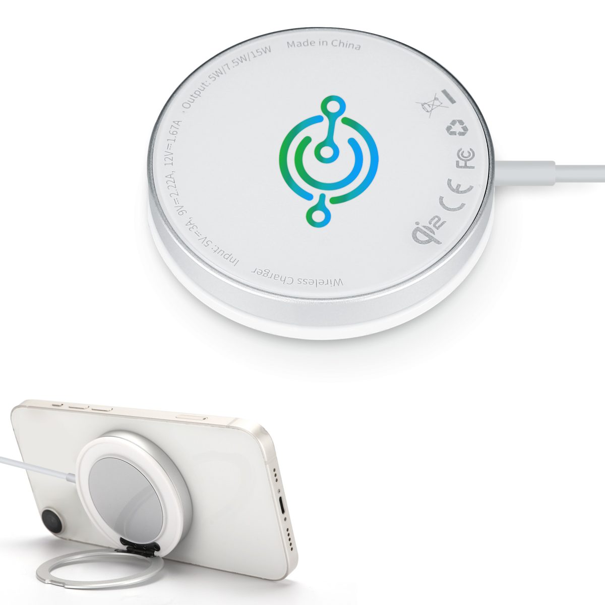 MagNano Qi Wireless Charger & Stand