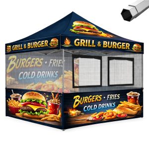 Custom Food Concession Canopy Tent Package