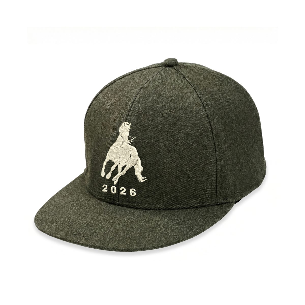 6-Panel Wool-Blend Baseball Cap