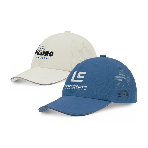 6-Panel Unstructured Quick Drying Reflective Dad Cap