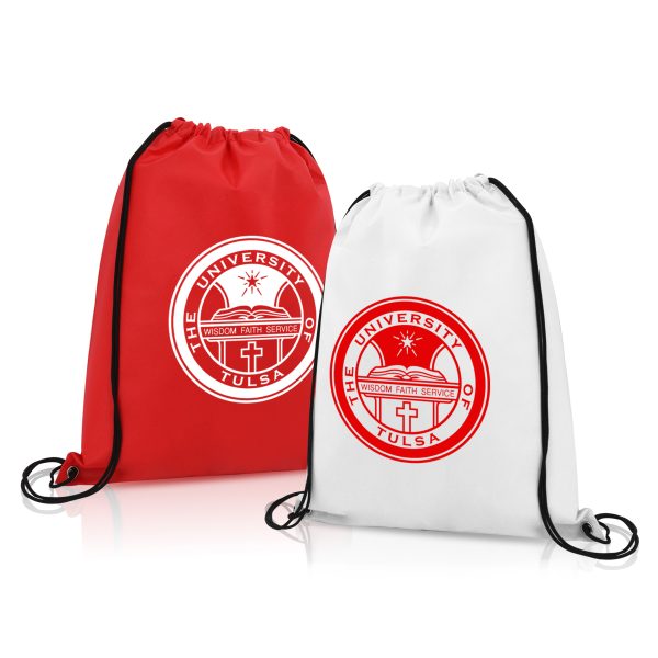 Nonwoven Custom Drawstring Backpack (Ocean)