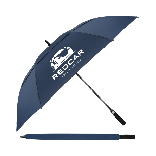 60'' Arc Double-Layered Golf Umbrella (Ocean)