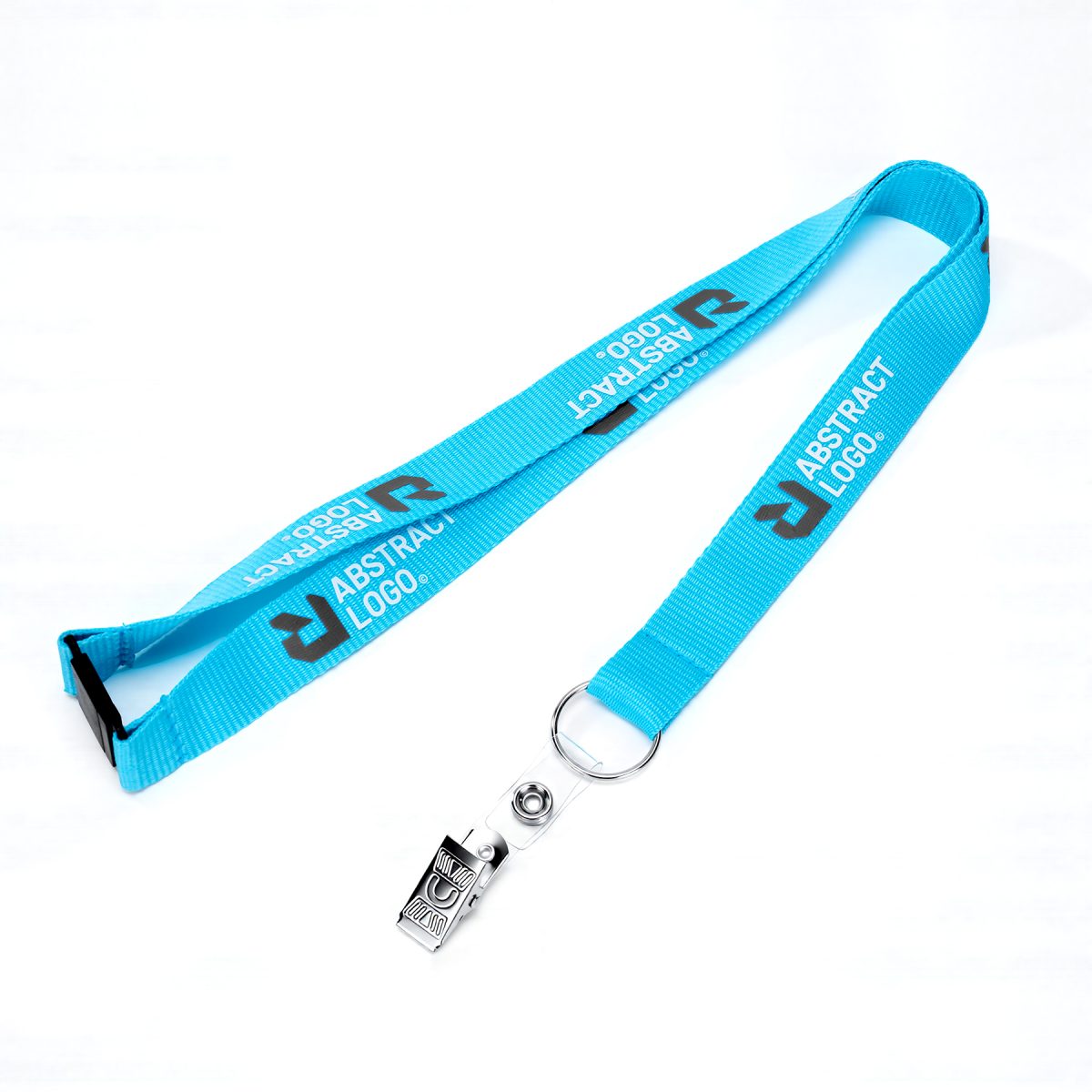 3/4" Polyester Lanyards With Safety Breakaway