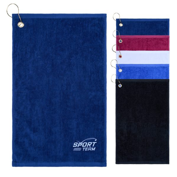 11" X 18" Cotton Velour Hemmed Golf Towels