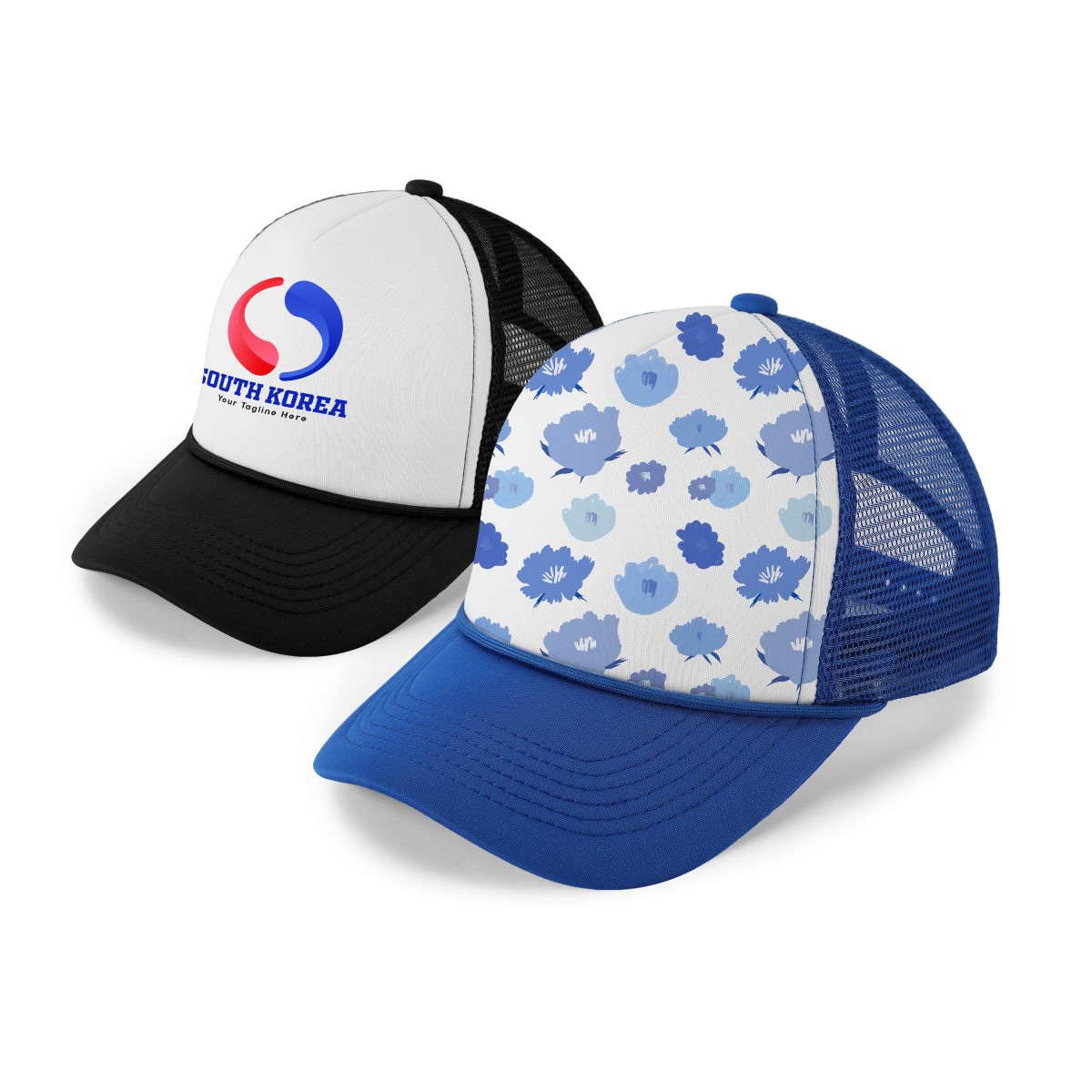 Premium 5 Pannel Rope Hat Foam Front Mesh Back Trucker Cap