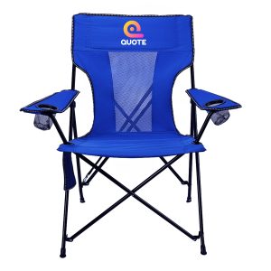 Heavy Duty Folding Camping Chair With Double Cup Holders