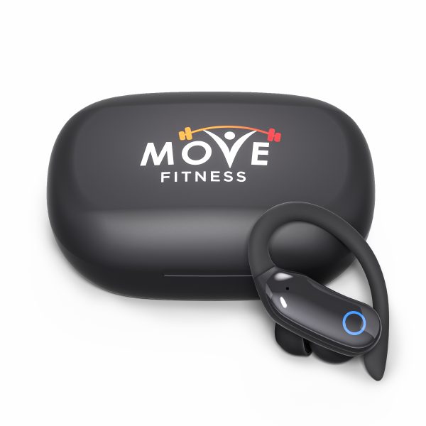 Waterproof In-Ear Sports Earbuds With Smart LED Display