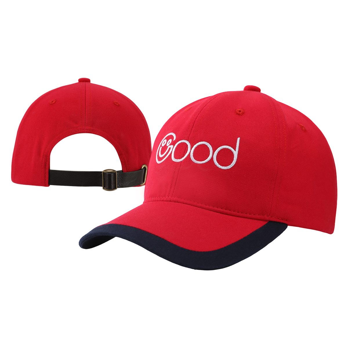 Color-Blocked Unstructured Cotton Twill Baseball Cap