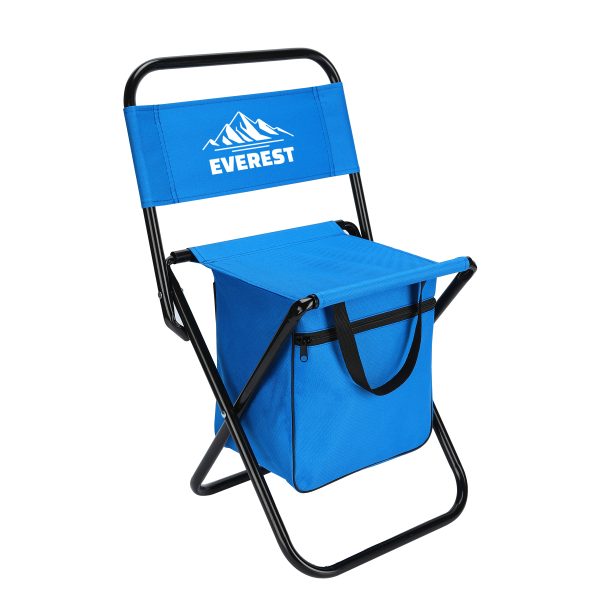 Mini Portable Folding Chair With Under-Seat Storage Bag