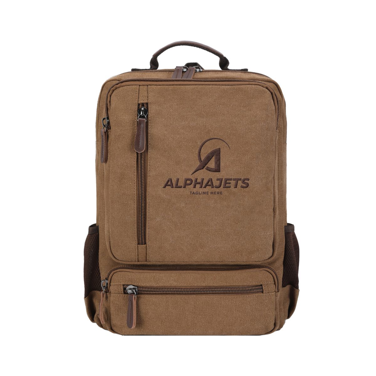 High-Capacity Vintage Canvas Laptop Backpack