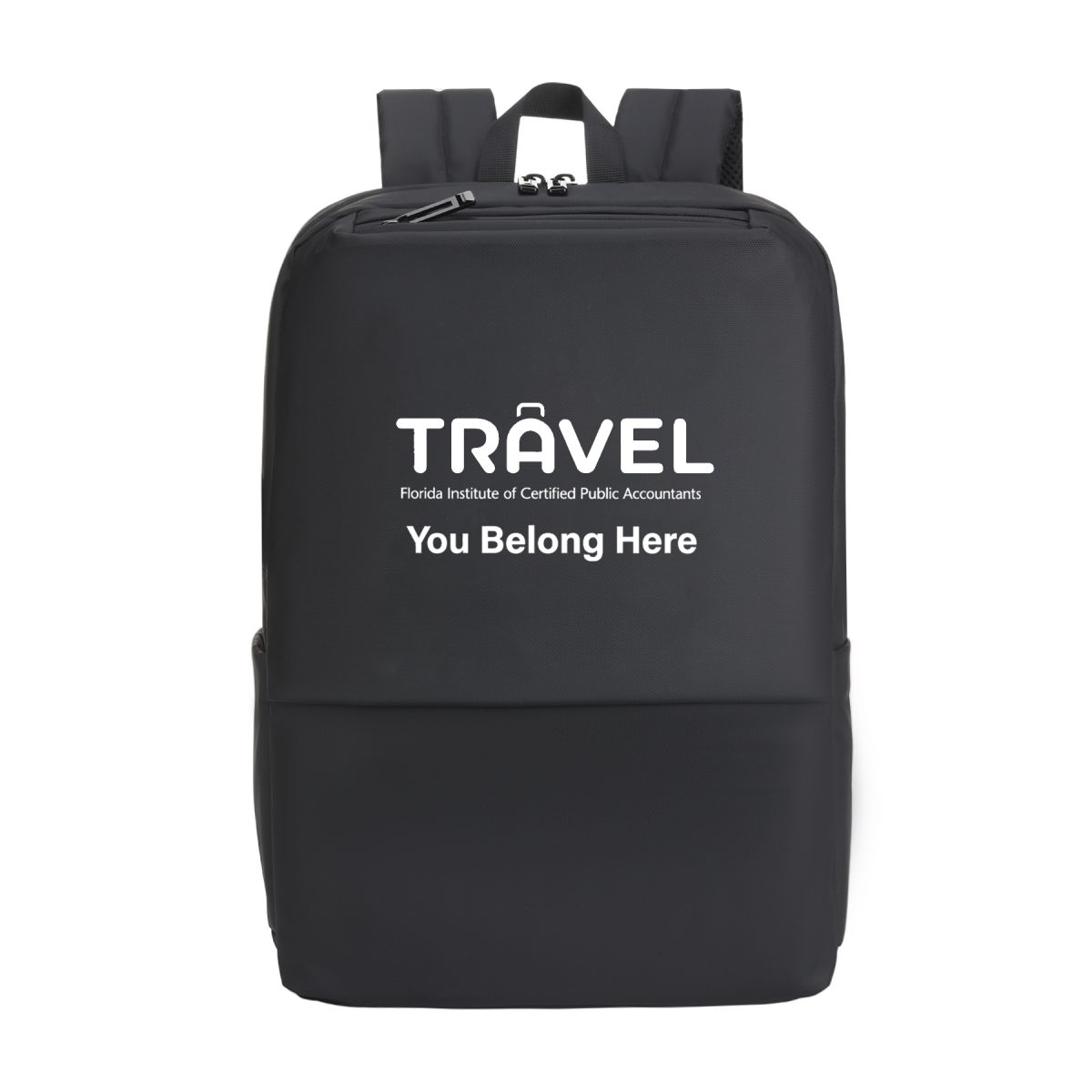 15.6" PU Leather Commute Laptop Backpack