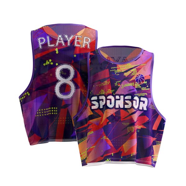 Full-Color Sleeveless Mesh Training Tank Top