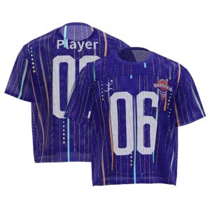 Full-Color Crew Neck Mesh Football Jersey