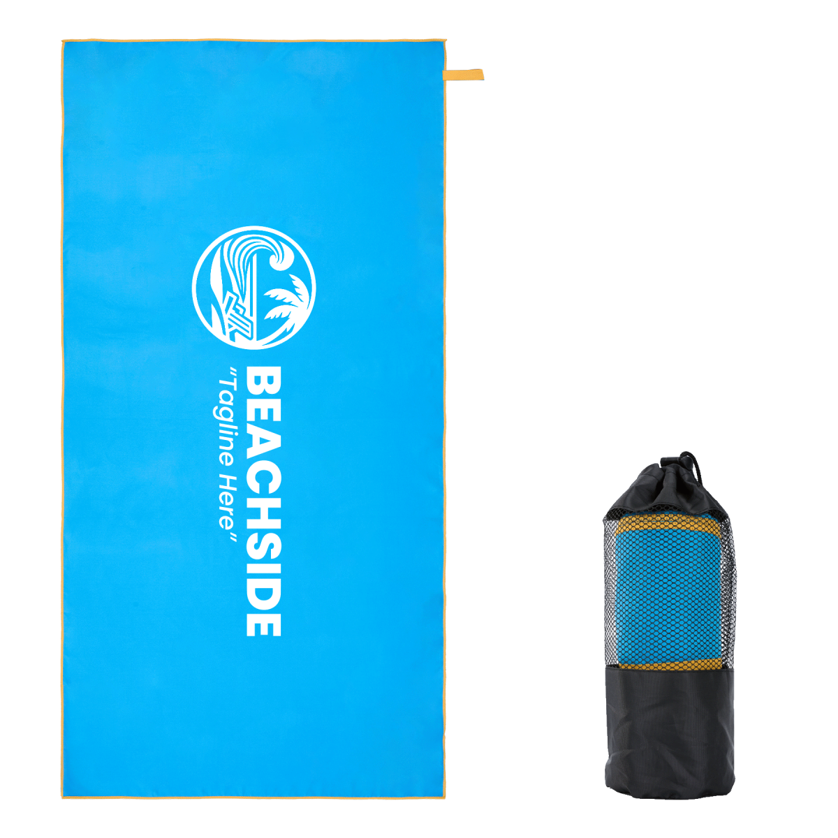 60" X 30"Portable Quick-Dry Microfiber Beach Towel