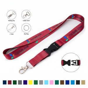 3/4″ Full Color Dye Sublimated Lanyard W/ Buckle Release (Ocean)