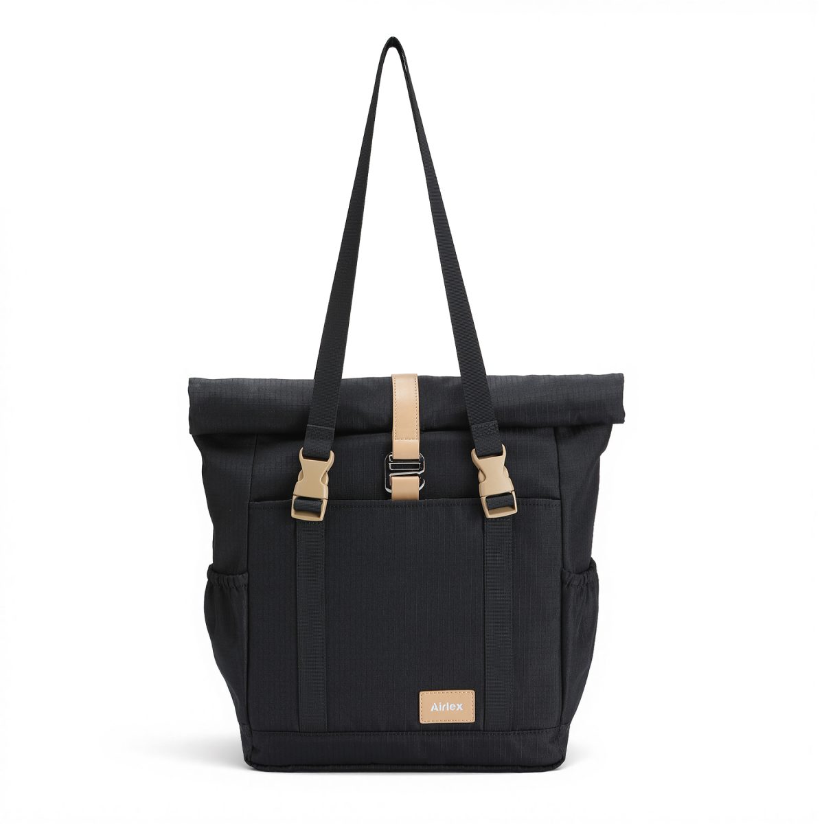 Urban Refined Water-Resistant Roll-Top Laptop Tote Bag With 13" Laptop Compartment