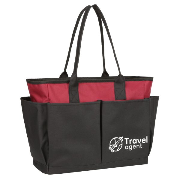 Multi-Pocket Work Tote