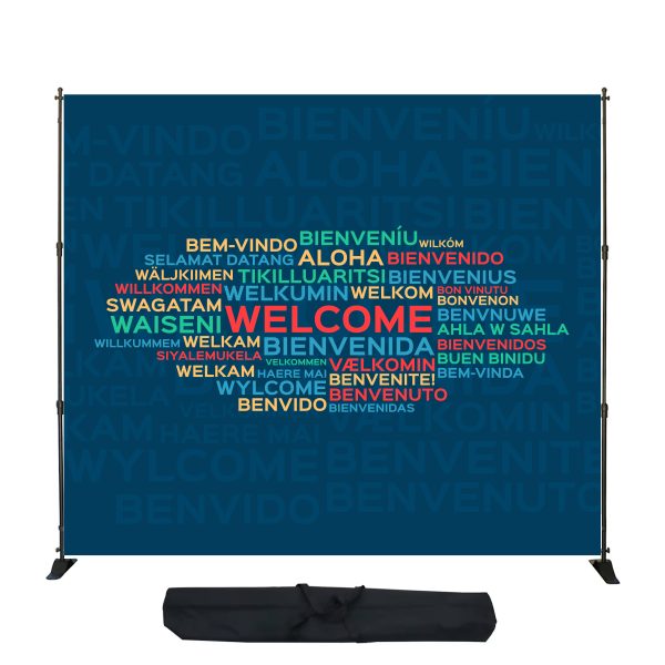 8' X 10' Backdrop Step And Repeat Banner Stand (Ocean)