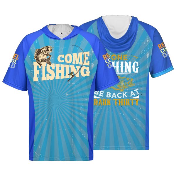 Custom UPF 50+ Short Sleeve Hooded Performance T-Shirt