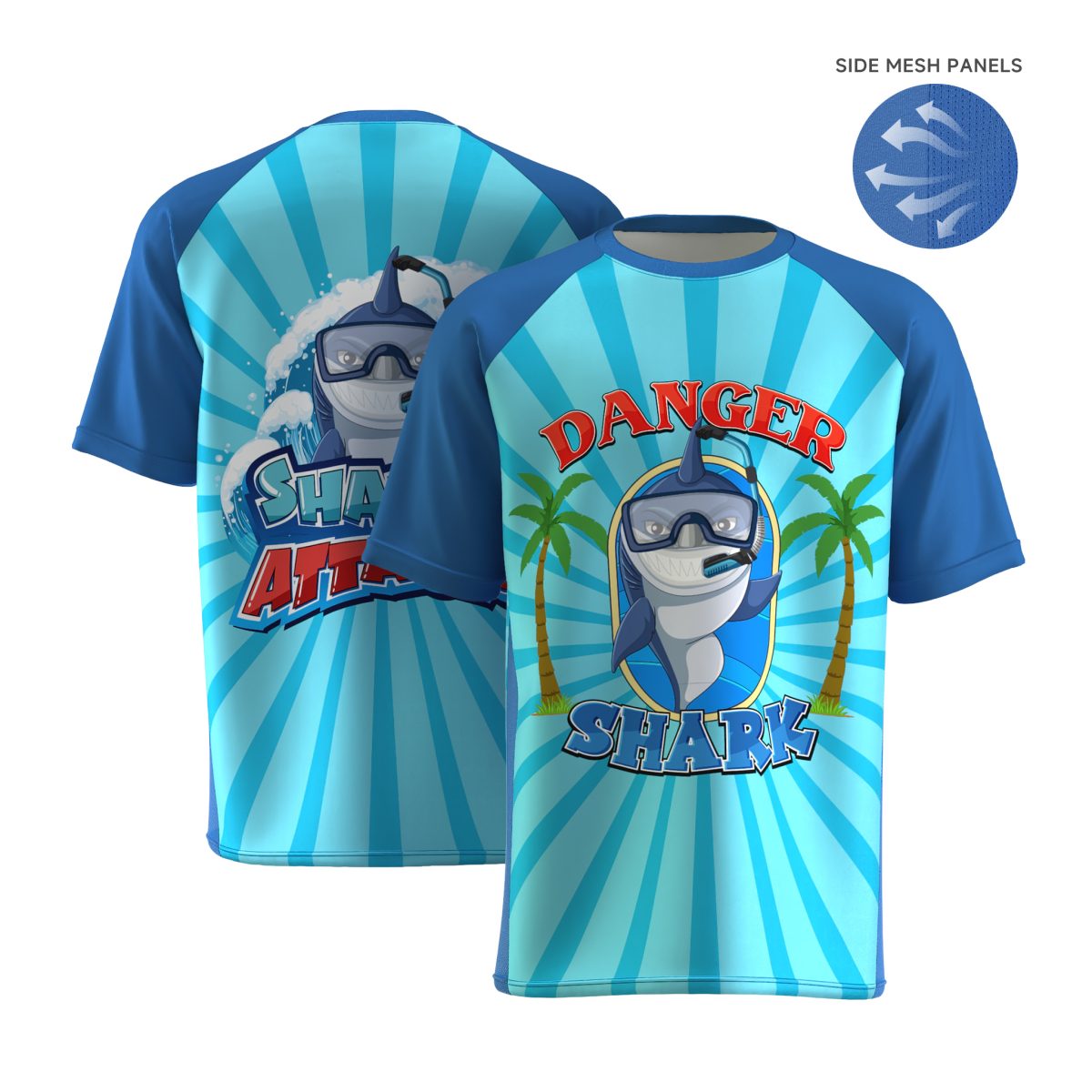 Custom Sublimated Performance UPF 50+ Short Sleeve T-Shirt