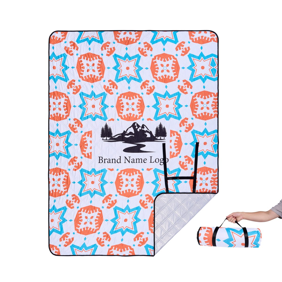 Waterproof Full-Color Full-Bleed Ultrasonic Picnic Blanket