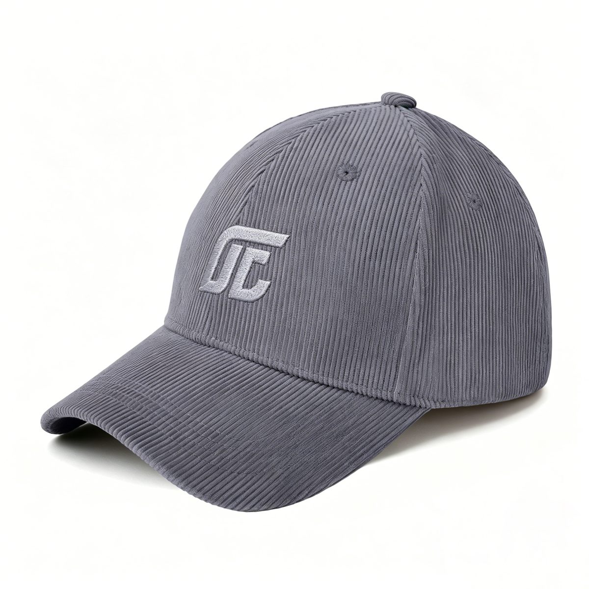 Premium Structured Corduroy Baseball Cap Curved Visor