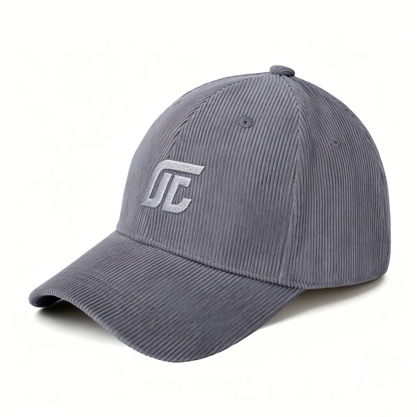 Premium Structured Corduroy Baseball Cap Curved Visor