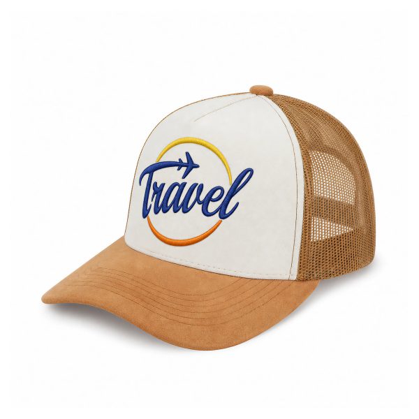 Polyester Suede Mesh Back Baseball Caps