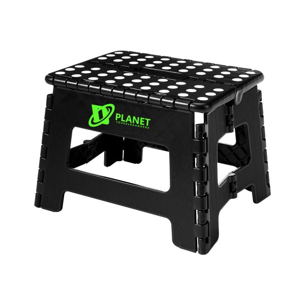 Portable Plastic Folding Step Stool With Carry Handle