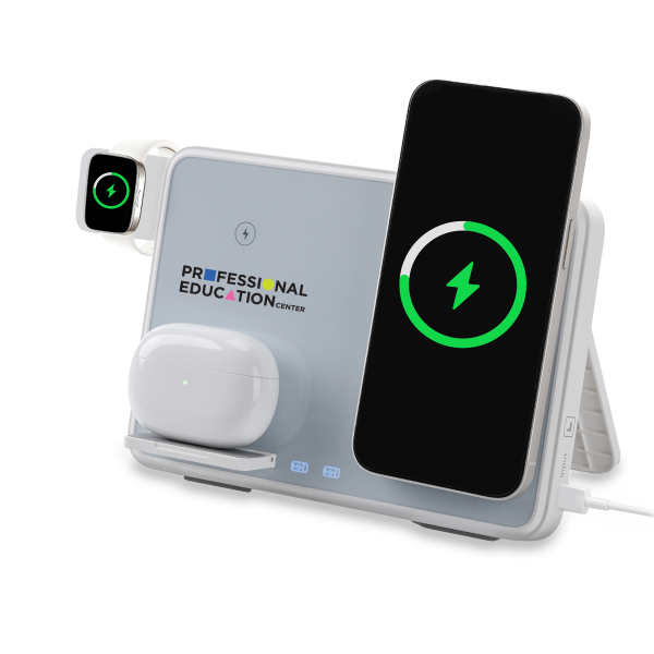 4-In-1 Dual Phone Wireless Charging Station