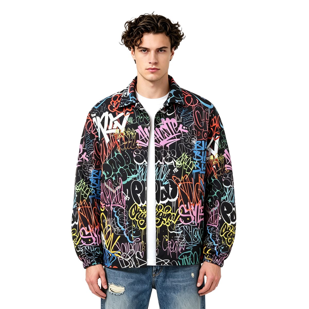 Custom Full Color Printed Performance Coach Jacket