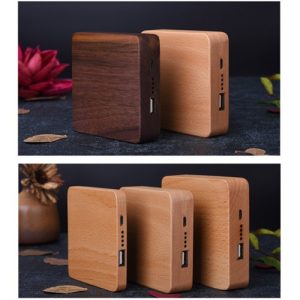 Wooden mobile power bank